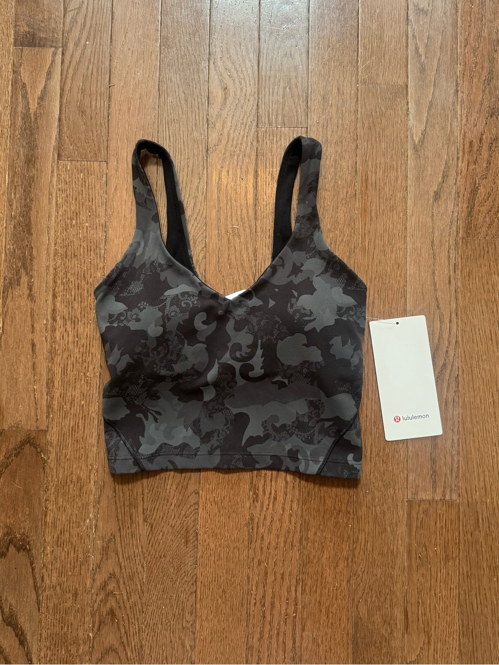 lululemon athletica Black & Charcoal Camo Align Tank